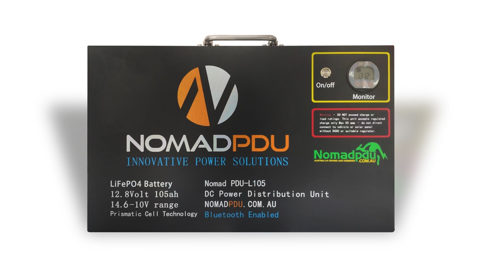 NOMAD PDU  L Series105ah Lifepo4 Prismatic Lithium Power Station With Bluetooth